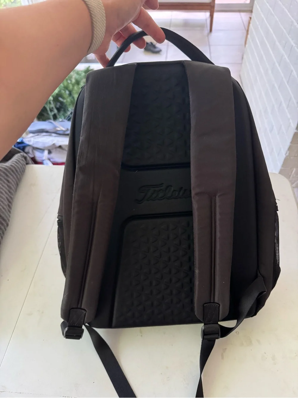 Titleist Black Professional Collection golf backpack